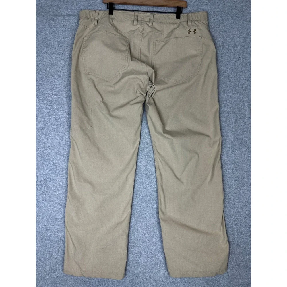 Under Armour Storm 1 Covert Tactical Pants Mens 42x32 Tan Ripstop‎ Cargo